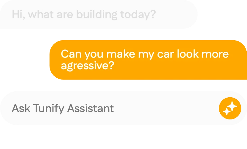 Tunify AI tuning assistant preview